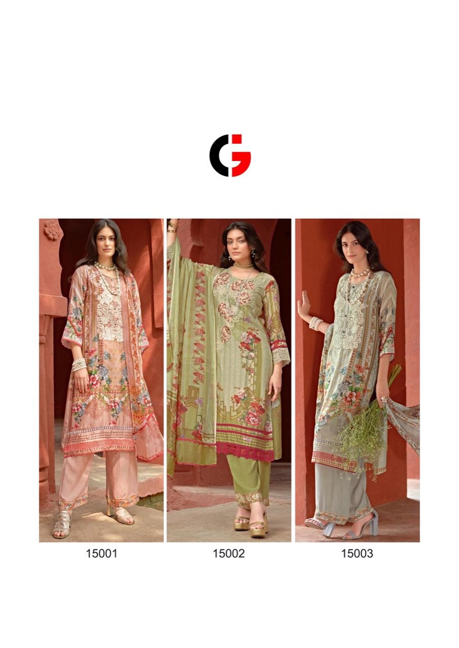 Gull Jee Mehreen Casual Wear Pashmina Wholesale Dress Material Collection